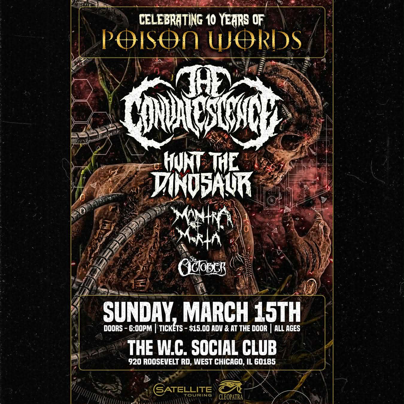 WC Social Club show poster